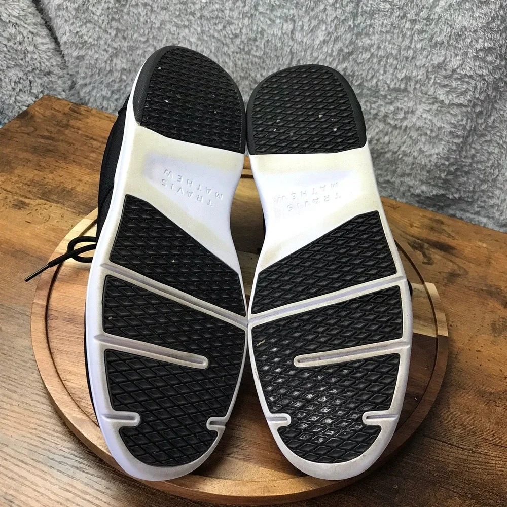Travis Mathew The Daily 2.0 Woven Sneakers Mens 13 Black Low Top Golf Shoes